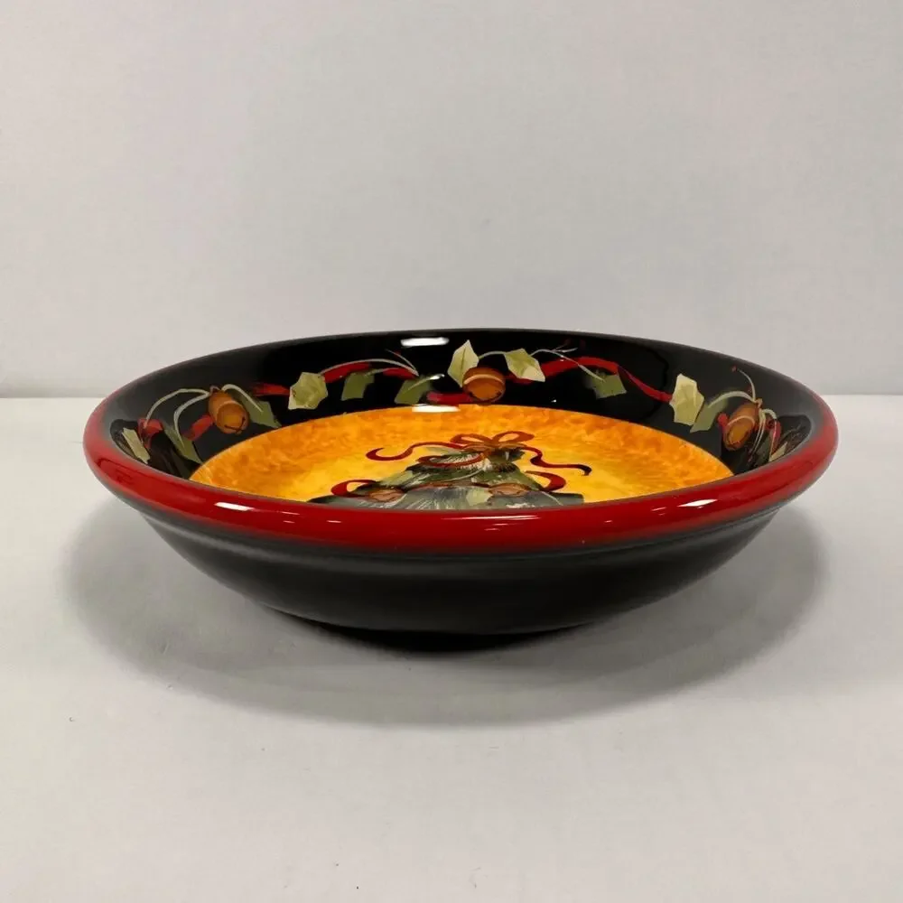 Christmas Tree Pasta Bowl Certified International Judy Westegaard